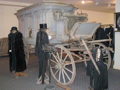 Comstock Funeral Home Horse Drawn Hearse